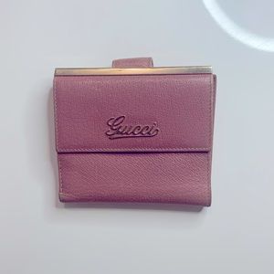 Gucci Dusty Rose Wallet Vintage